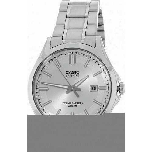 Наручные часы CASIO, серебряный наручные часы casio mts 100d 1a