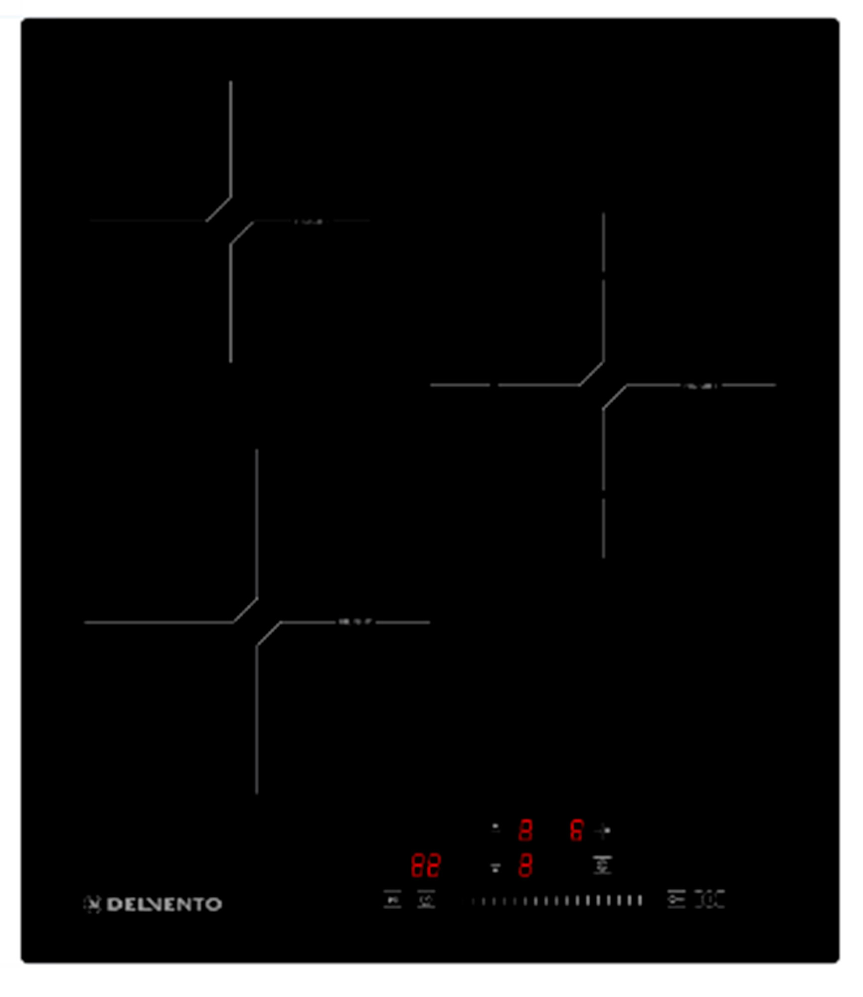 Встраиваемая электрическая поверхность Delvento V45D29S120