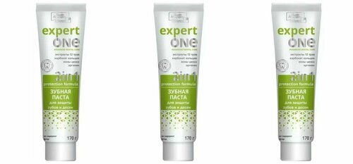 Vilsen Зубная паста Expert One для защиты зубов и десен серии, 170 г, 3шт