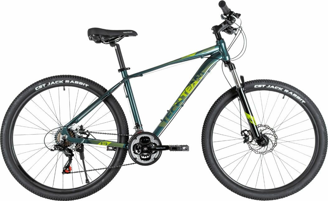 Велосипед горный 27.5" TECH TEAM Neon (18" зеленый, 21скр, (алюминий)