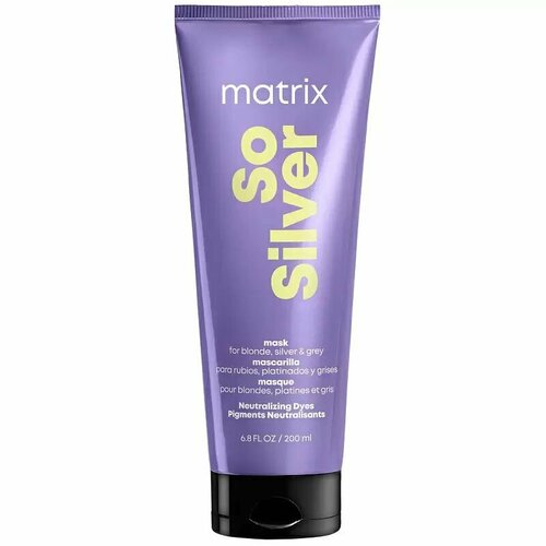 Matrix, Маска Total Results Color Obsessed So Silver для нейтрализации желтизны, 200 мл