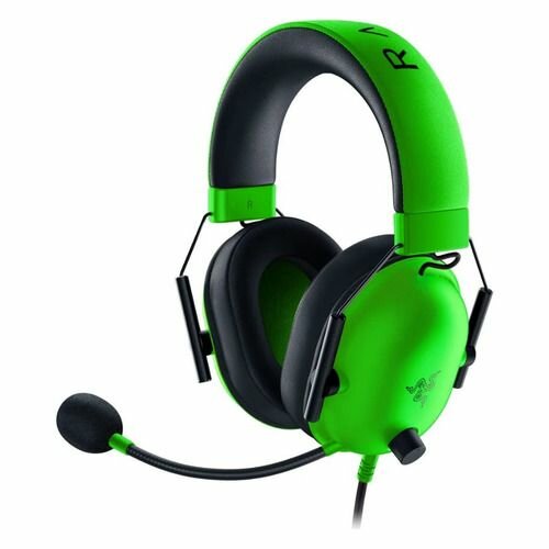 Гарнитура игровая Razer Blackshark V2 X, для компьютера и игровых консолей, мониторные, проводные, зеленый [rz04-03240600-r3m1]