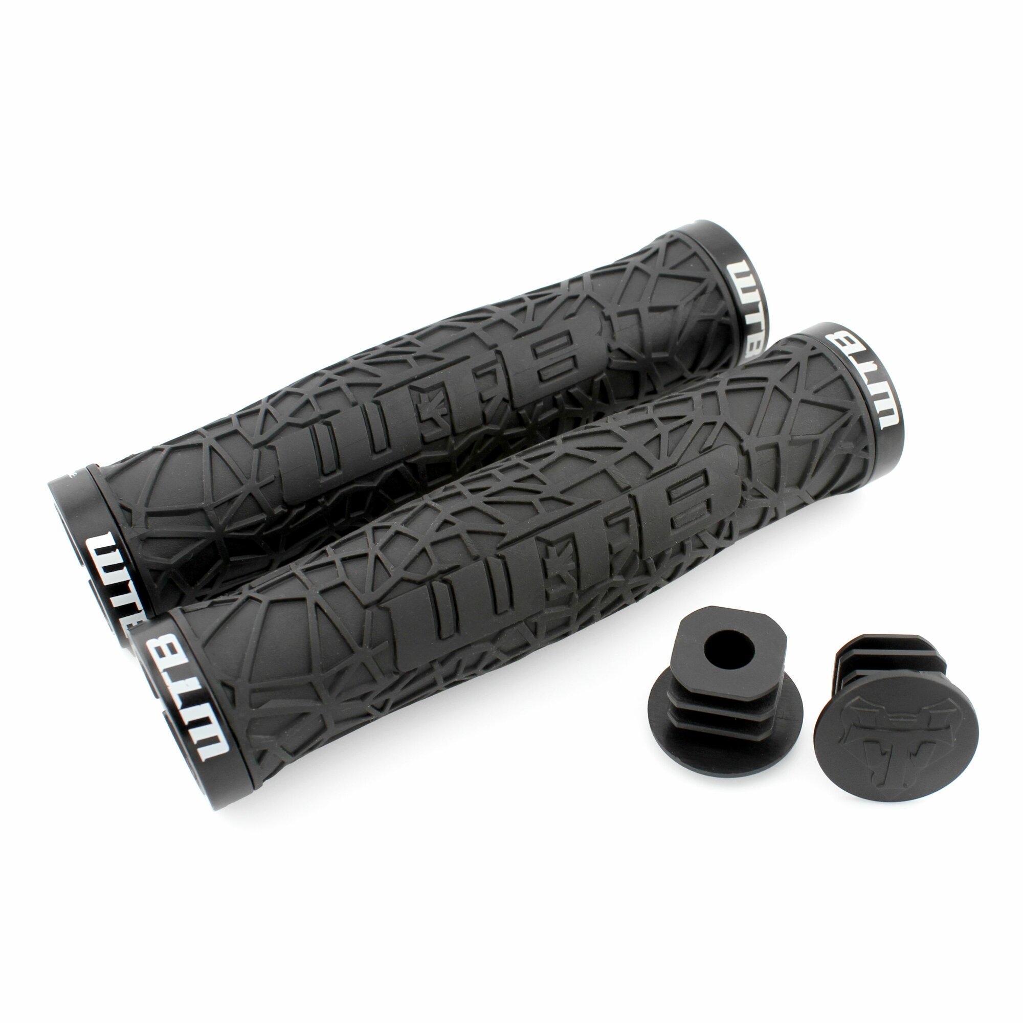 Грипсы на руль велосипеда WTB Ace Grip, 14 см, двойной зажим, чёрные — фото 1