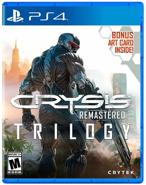 Crysis: Trilogy Remastered диск с игрой для Playstation 4 с русскими субтитрами