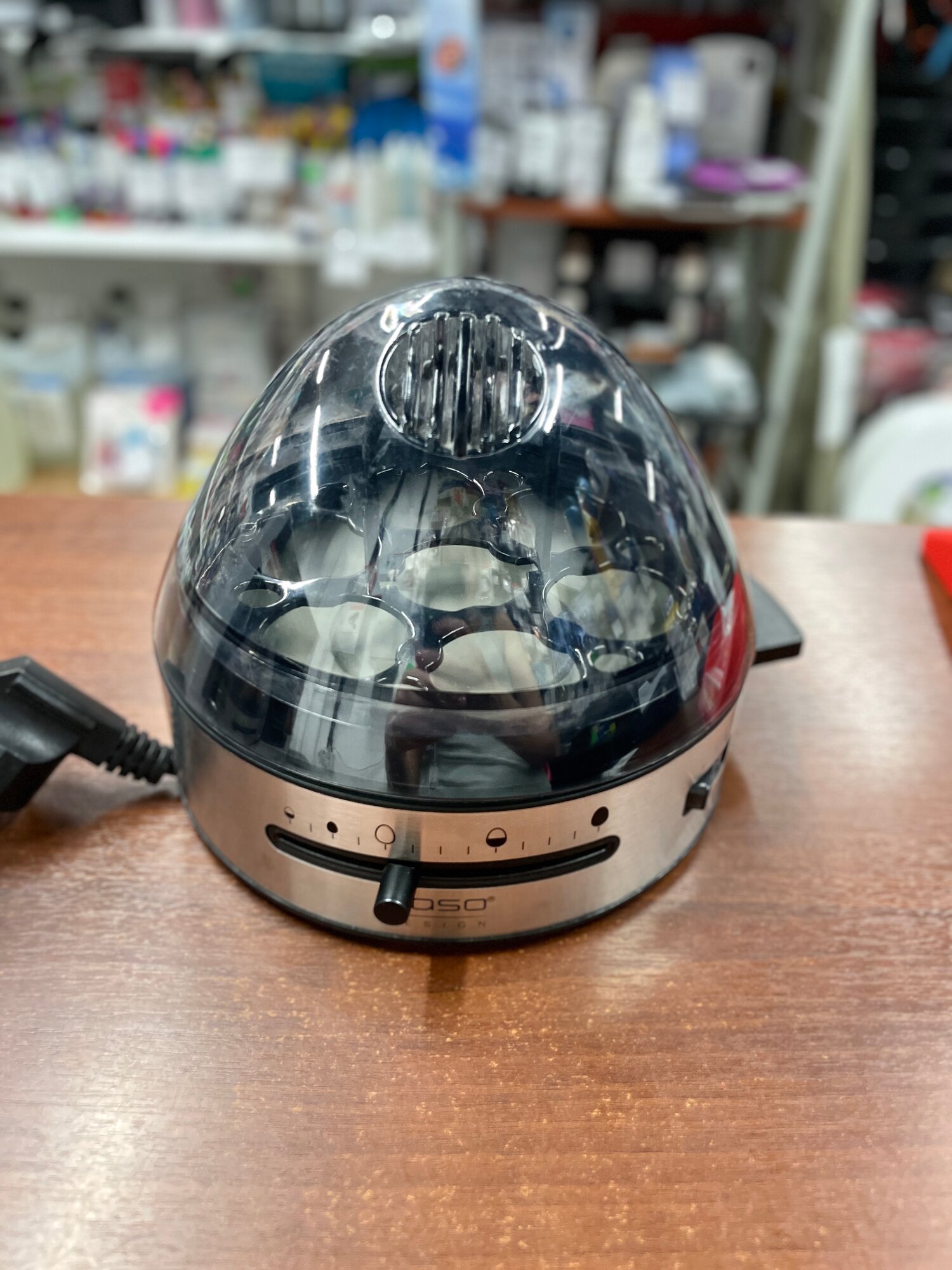 Яйцеварка Caso E 7 яиц функция пароварки нержавеющая сталь