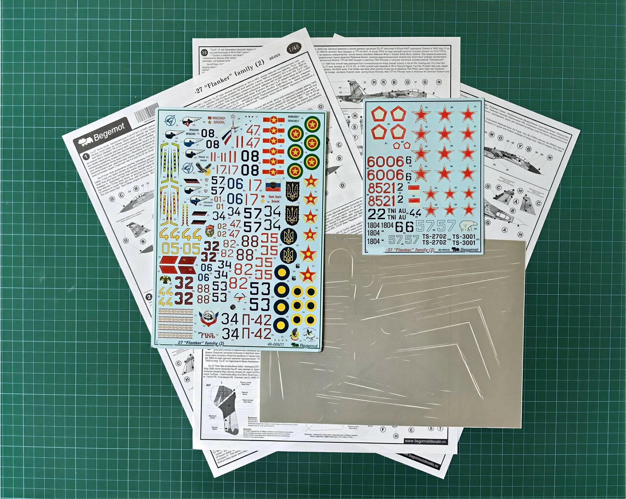 Декаль C_ухо_й С_у-27 часть 2. Масштаб 1:48 — фото 1