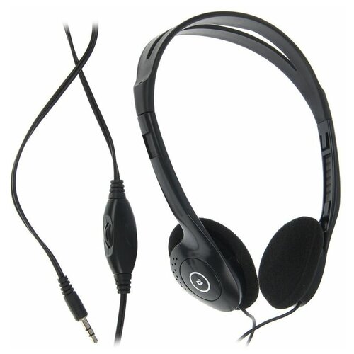 Наушники Defender Aura 101 накладные 85 дБ 32 Ом 35 мм 18 м черный 57200₽