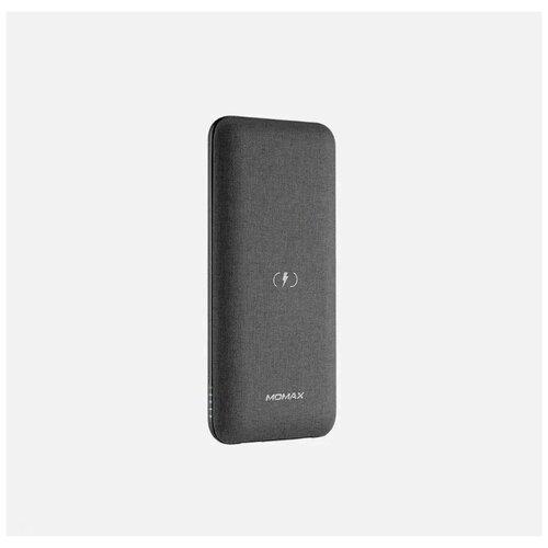 Внешний аккумулятор Momax Q.POWER TOUCH с беспроводной зарядкой 10,000mAh (PD 18W + QC3.0 + 10W Wireless) - темно-серый(IP91MFIE)