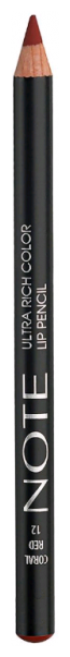 Карандаш для губ насыщенного цвета Note Ultra Rich Color Lip Pencil т.12 1,1 г