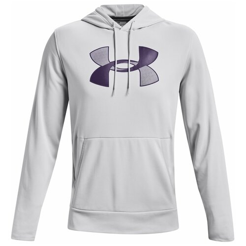 фото Толстовка under armour fleece big logo hoodie серый md 1357085-014