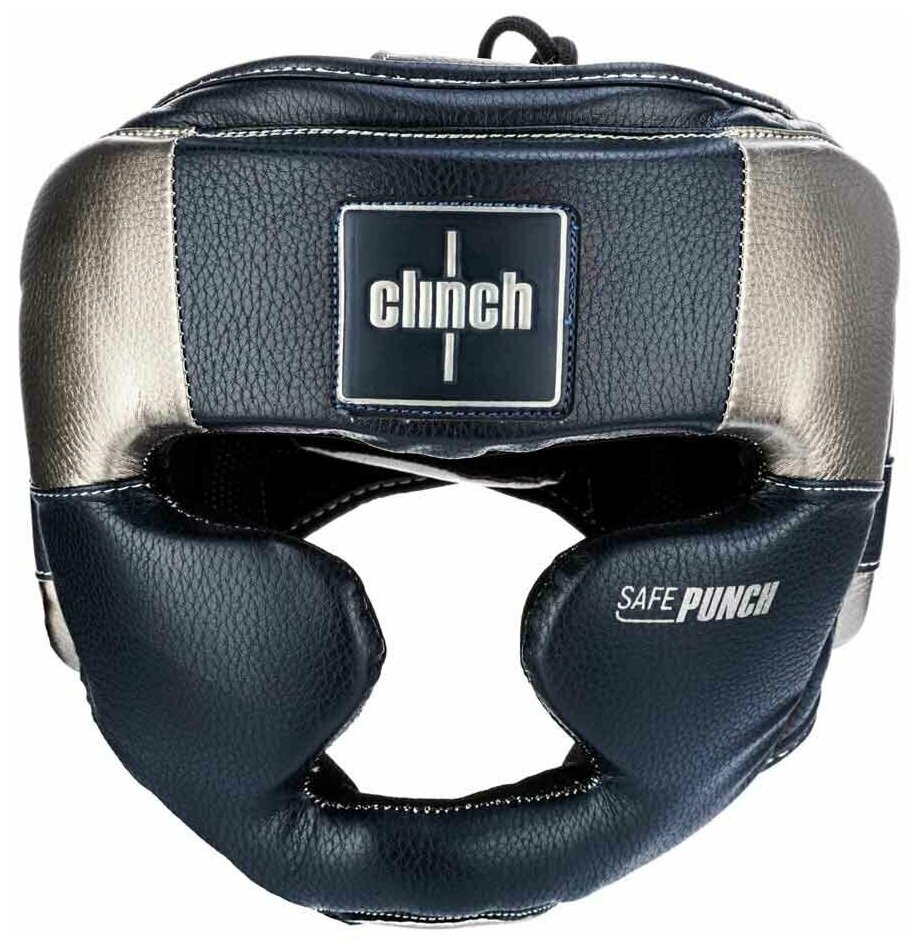 Шлем боксерский Clinch Punch 2.0 Full Face темносине-бронзовый (размер L)