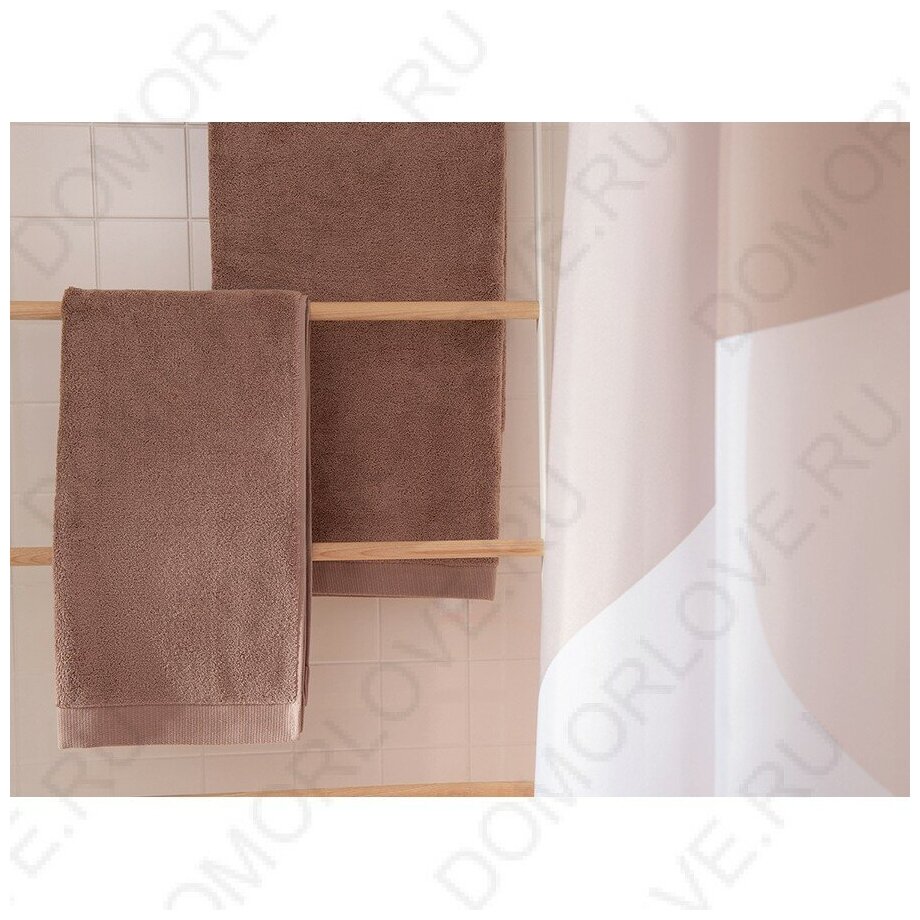 Полотенце банное коричневого цвета из коллекции Essential, 70х140 см - фотография № 5