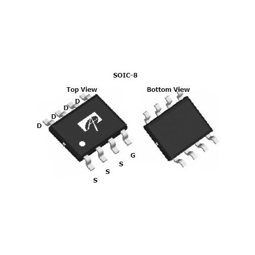 Микросхема AO4722 N-Channel MOSFET 30V 11.6A SO8 SOIC8