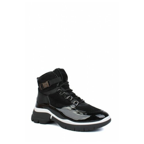 Ботинки  Hogl, зимние, натуральный велюр, размер 41 RU, черный