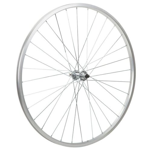 Колесо для велосипеда Переднее 28/700c серебристый STG X95061 колесо 28 622 40 переднее хром обод усиленное 3 мм спицы дорожное