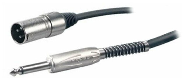 Шнур Proel 6.3mm Mono Jack - XLR/F 3m BULK220LU3