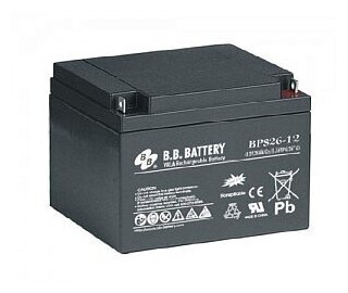 Аккумулятор В. В. Battery BPS 26-12 (12V; 26 Ah)