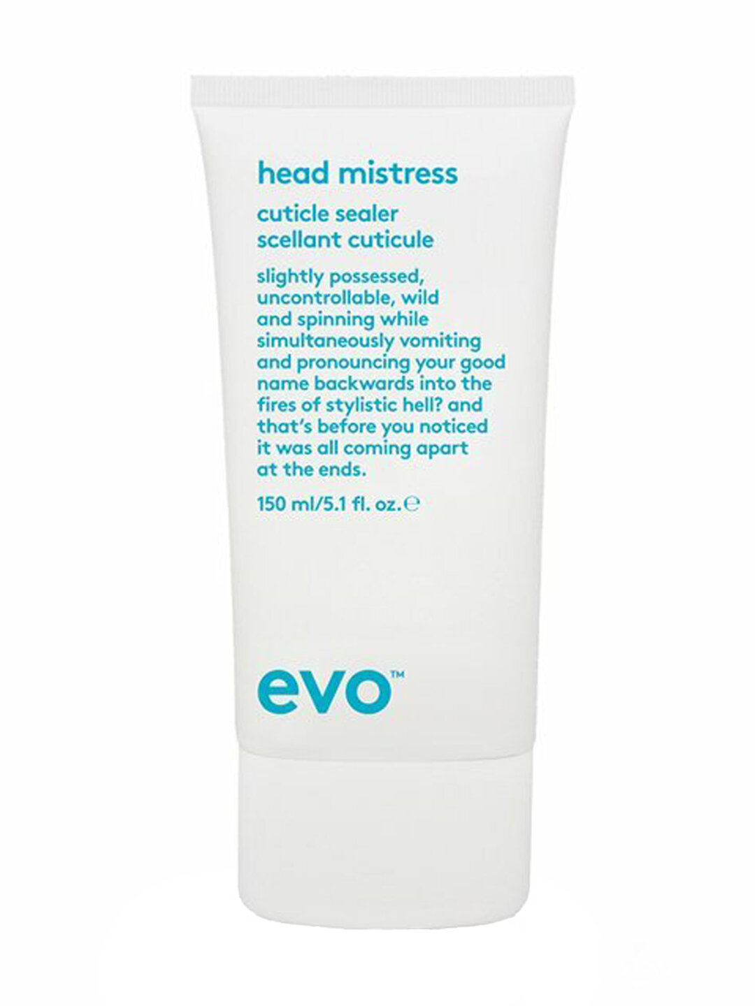 Крем-герметик EVO Head mistress cuticle sealer для секущихся концов, 150 мл