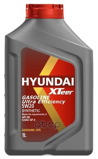 А/Масло Hyundai Xteer Gasoline Ultra Efficiency Sn/Gf-5 5W20 1L (Корея) Hyundai-KIA арт. 1011013