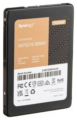 SSD диск Synology 1.92Tb SAT5210-1920G