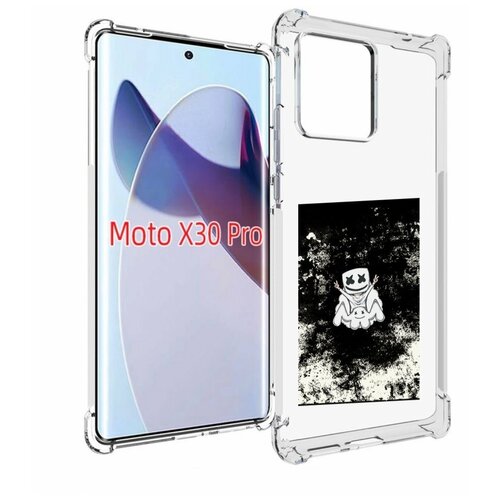Чехол MyPads маршмеллоу-френдс для Motorola Moto X30 Pro задняя-панель-накладка-бампер