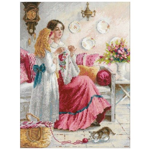 фото Набор для вышивания риолис "первые уроки вышивки",30x40см