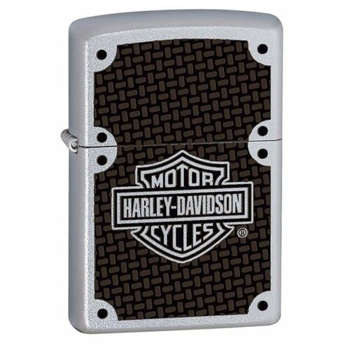 Оригинальная бензиновая зажигалка ZIPPO 24025 Harley-Davidson с покрытием Satin Chrome - Harley-Davidson