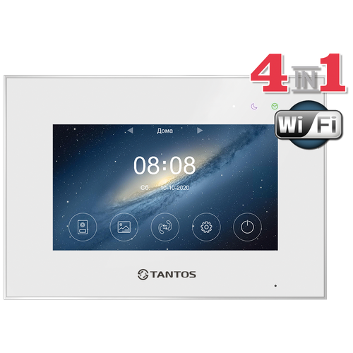 Монитор видеодомофона Marilyn HD Wi-Fi IPS (white) VZ монитор видеодомофона marilyn hd vz white