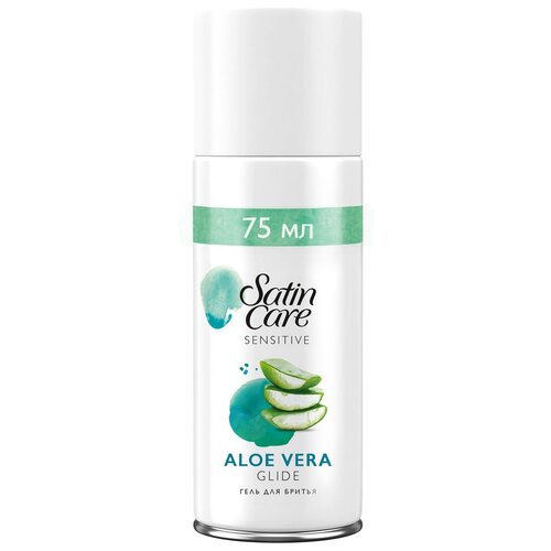 Satin Care Для Чувствительной Кожи Скольжение Алоэ Вера Гель Для Бритья 75 мл 267₽