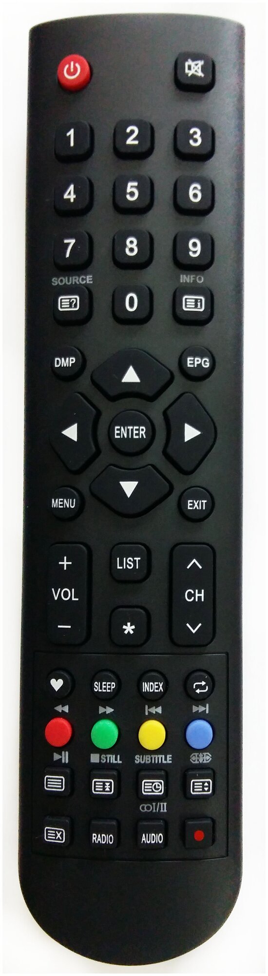 Пульт для телевизора DEXP F40D7100C (вар.1), (возможны разные варианты пультов, друг друга не заменяющие)