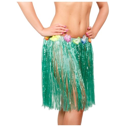 фото Гавайская юбка страна карнавалия, цвет зеленый