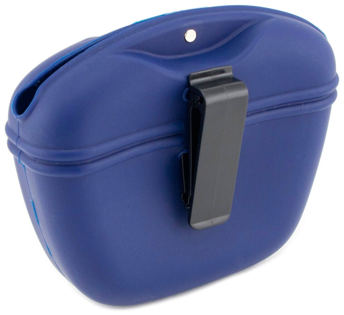 Сумочка для лакомств силиконовая STEFAN, синий, WF37718 /сумочка для дрессировки / сумка для собак - фотография № 2