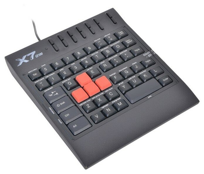 Игровая клавиатура A4Tech X7-G100 Black USB