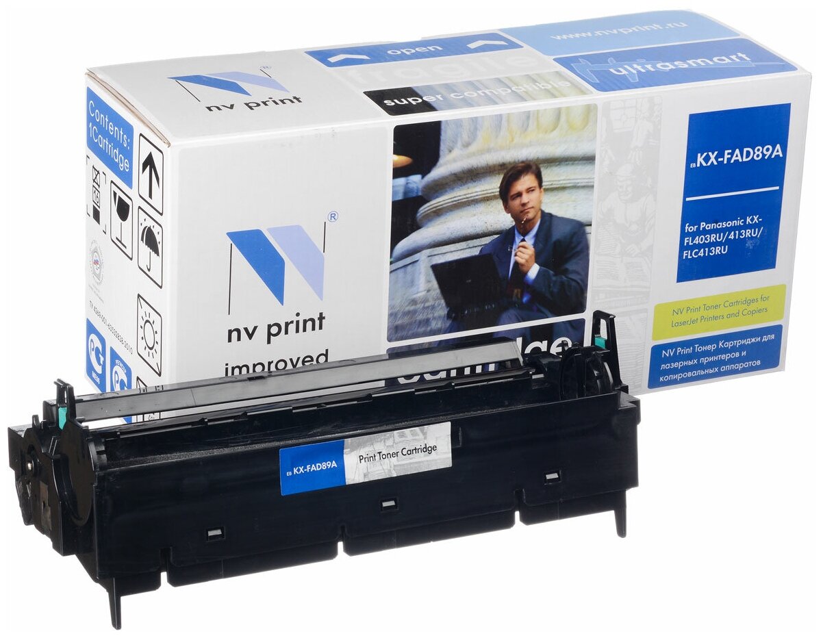 Фотобарабан NV Print KX-FAD89A черный для лазерного принтера совместимый