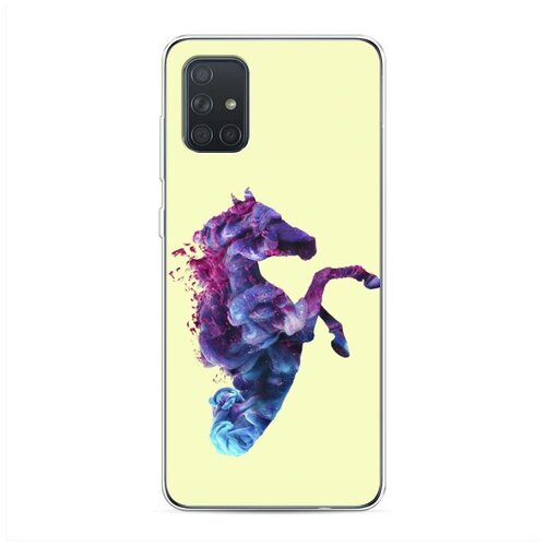 фото Силиконовый чехол "лошадь арт 1" на samsung galaxy a71 / самсунг галакси а71 case place