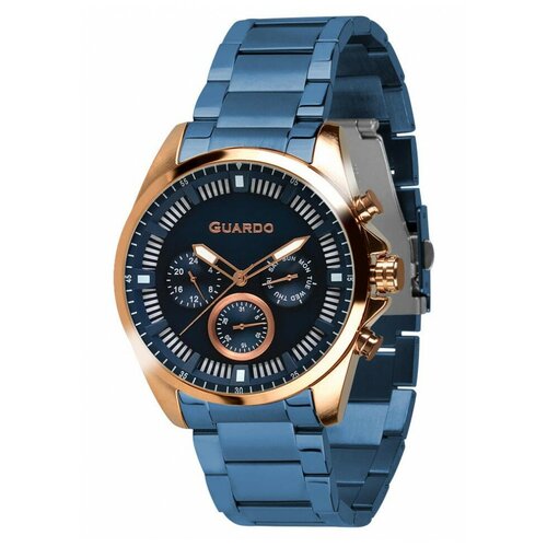 Наручные часы Guardo Premium, мультиколор, золотой