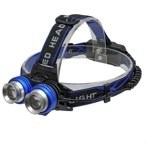 Фонарь светодиодный аккумуляторный налобный яркий свет (BL-2801-2)