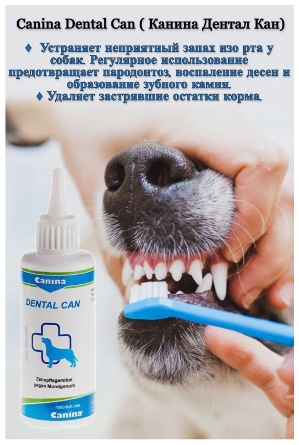 Лечебно-профилактическое средство для ухода за зубами и пастью Canina Dental Can (100мл)