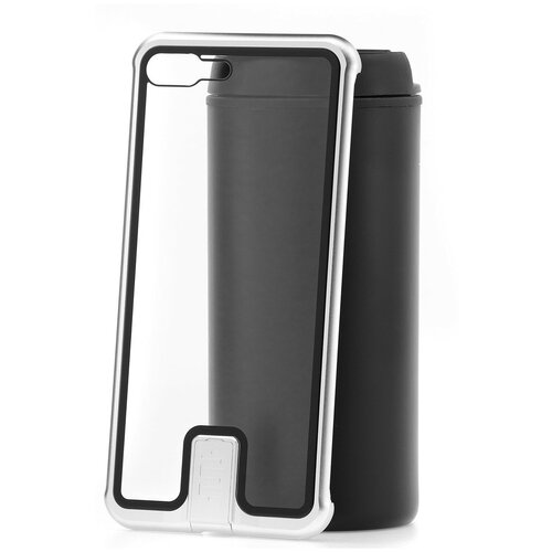 фото Чехол на айфон 7 plus kruche push-pull frameless silver кruче
