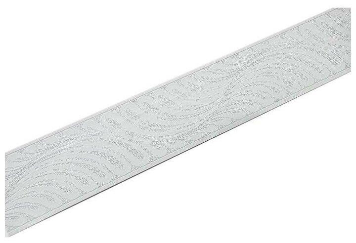 Декоративная планка Жар-Птица, длина 250 см, ширина 7 см, цвет белый лак Магеллан 7377059 . - фотография № 1