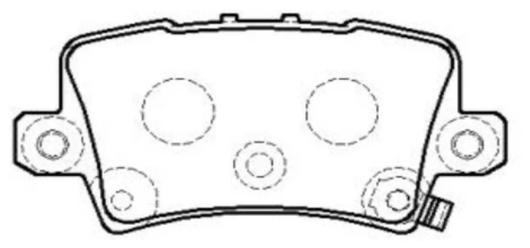 Дисковые тормозные колодки задние CTR GK0389 для Honda Civic (4 шт.)