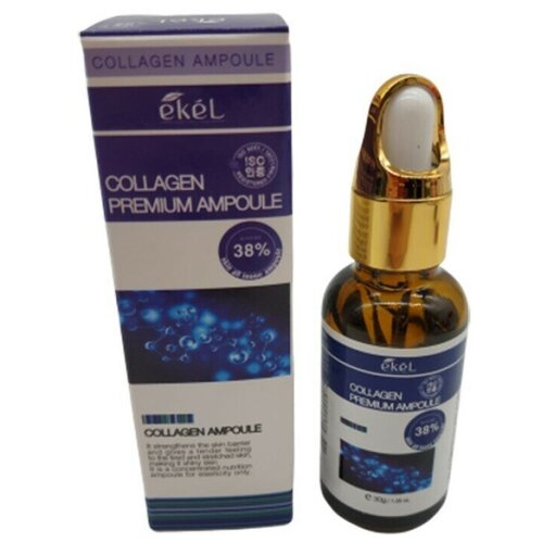 EKEL Ампульная сыворотка для лица с коллагеном Premium Ampoule Collagen ekel collagen premium ampoule ампульная сыворотка для лица с коллагеном 30 мл