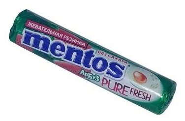 Жевательная резинка Mentos Pure Fresh вкус Арбуз, 24 шт по 15,5 г - фотография № 3