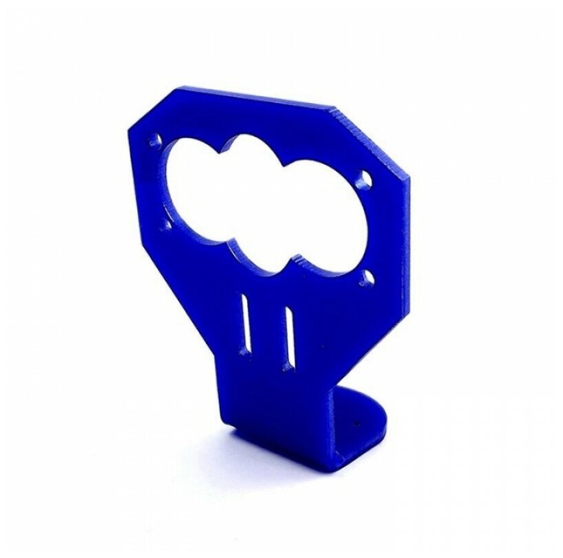 фото Держатель для датчика HC-SR04, синий пластик