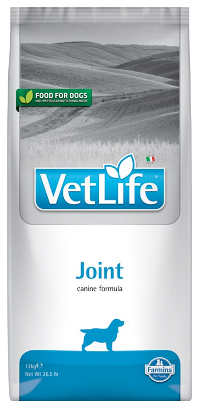 Farmina Vet Life Dog Joint сухой корм для взрослых собак при заболеваниях суставов - 12 кг