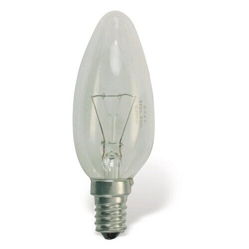 фото Лампа накаливания osram classic b cl e14, 60 вт, свечеобр., прозрачн, колба d=35 мм, цоколь d=14 мм