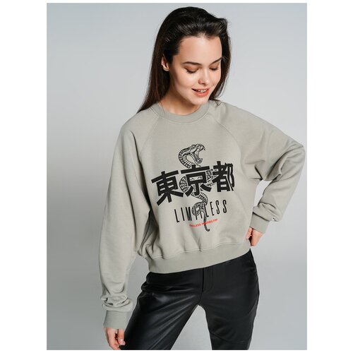 фото Толстовка твое 76007 размер l, светло-серый, women