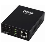 DMC-G10SC/A1A Медиаконвертер с 1 портом 100/1000Base-T и 1 портом 1000Base-LX с разъемом SC для одномодового оптического кабеля (до 10 км), {20}, (458 - изображение
