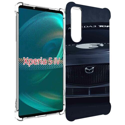 Чехол MyPads mazda мазда 3 для Sony Xperia 5 IV (5-4) задняя-панель-накладка-бампер