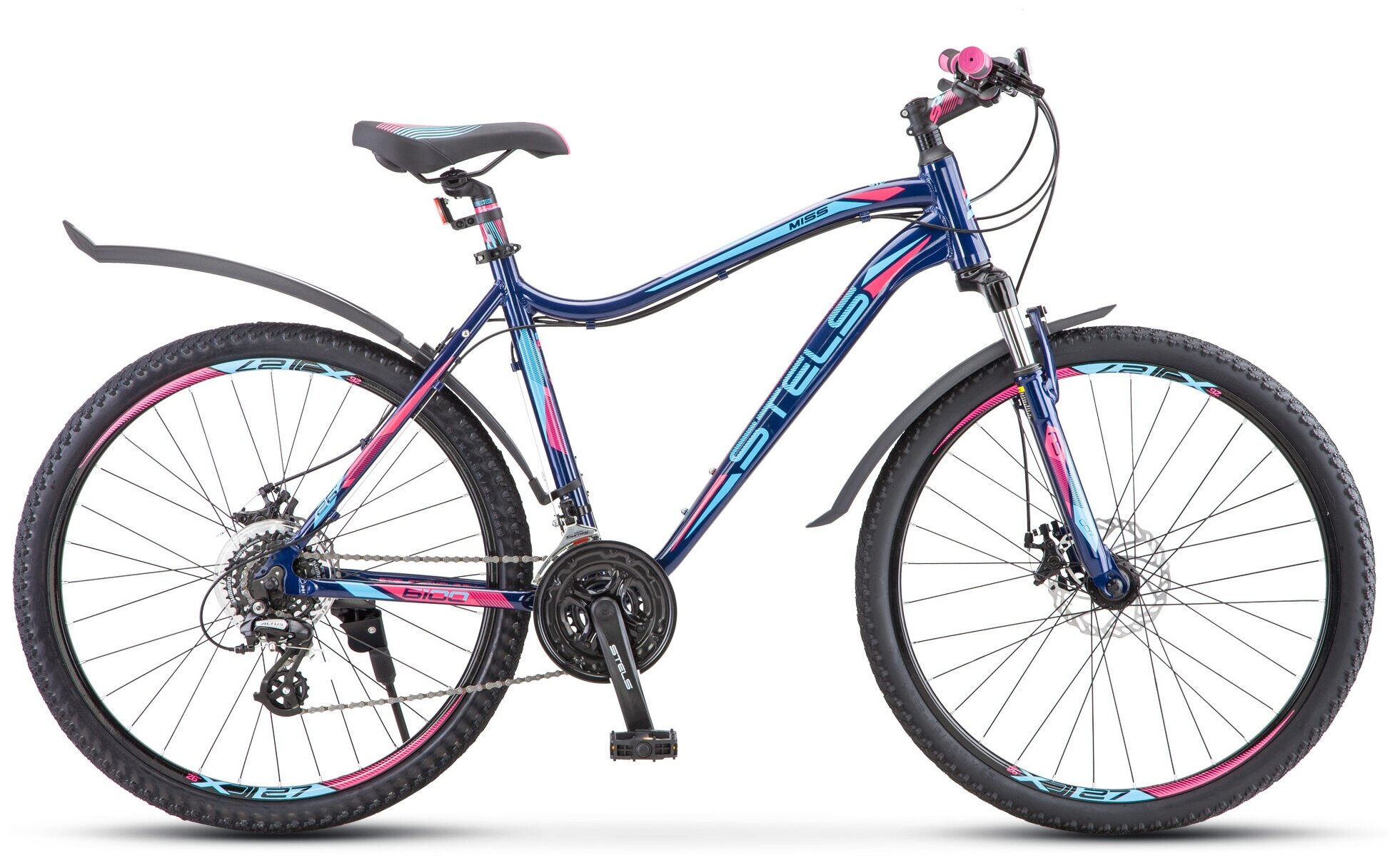 Велосипед STELS Miss 6100 MD 26" V030 рама 19" Тёмно-синий (требует финальной сборки)